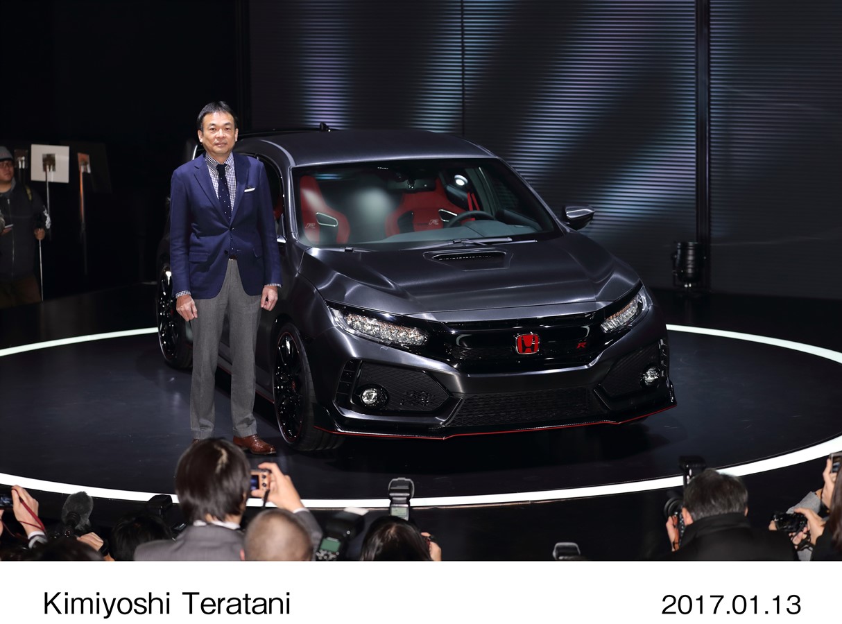 Le prototype de la nouvelle Civic Type R exposé au "Tokyo Auto Salon 2017"