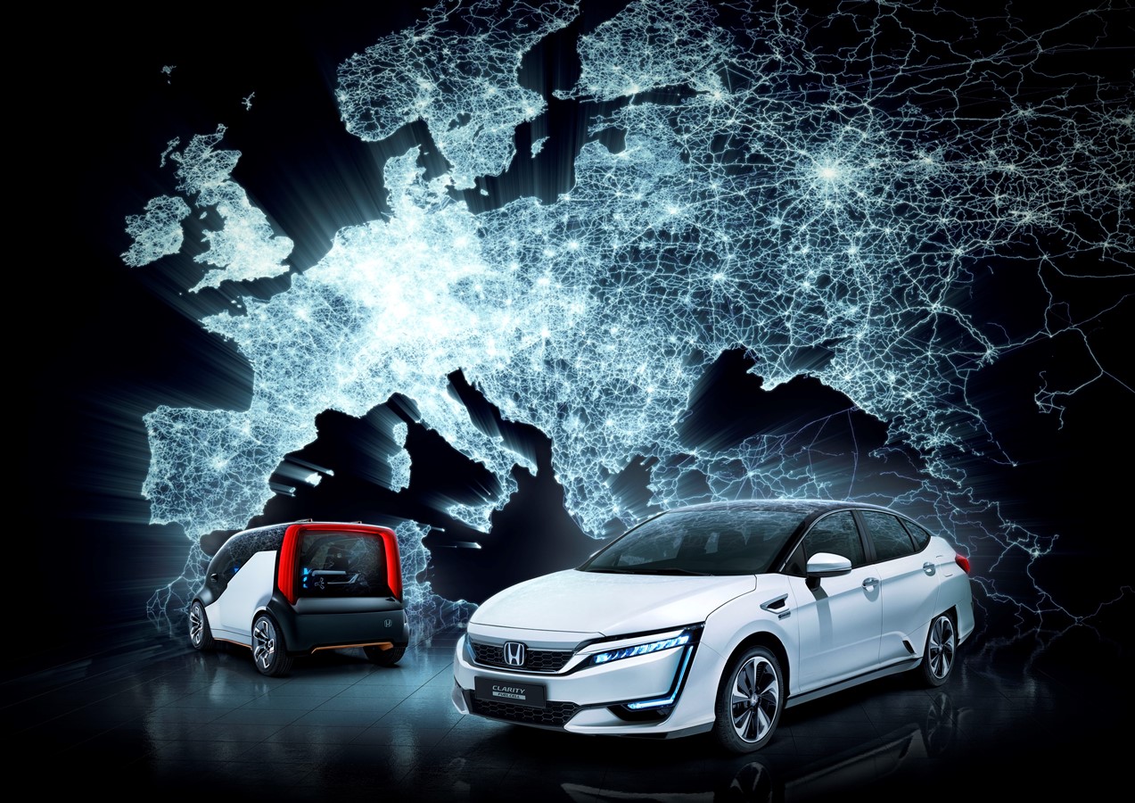 Le Trio de Honda présente un aperçu du futur au Salon de l'Automobile de Genève 2017