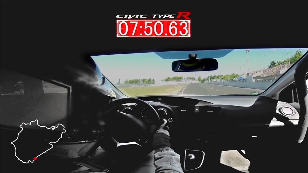 2015 Civic Type R development car achieves Nürburgring lap time of 7:50.63 seconds