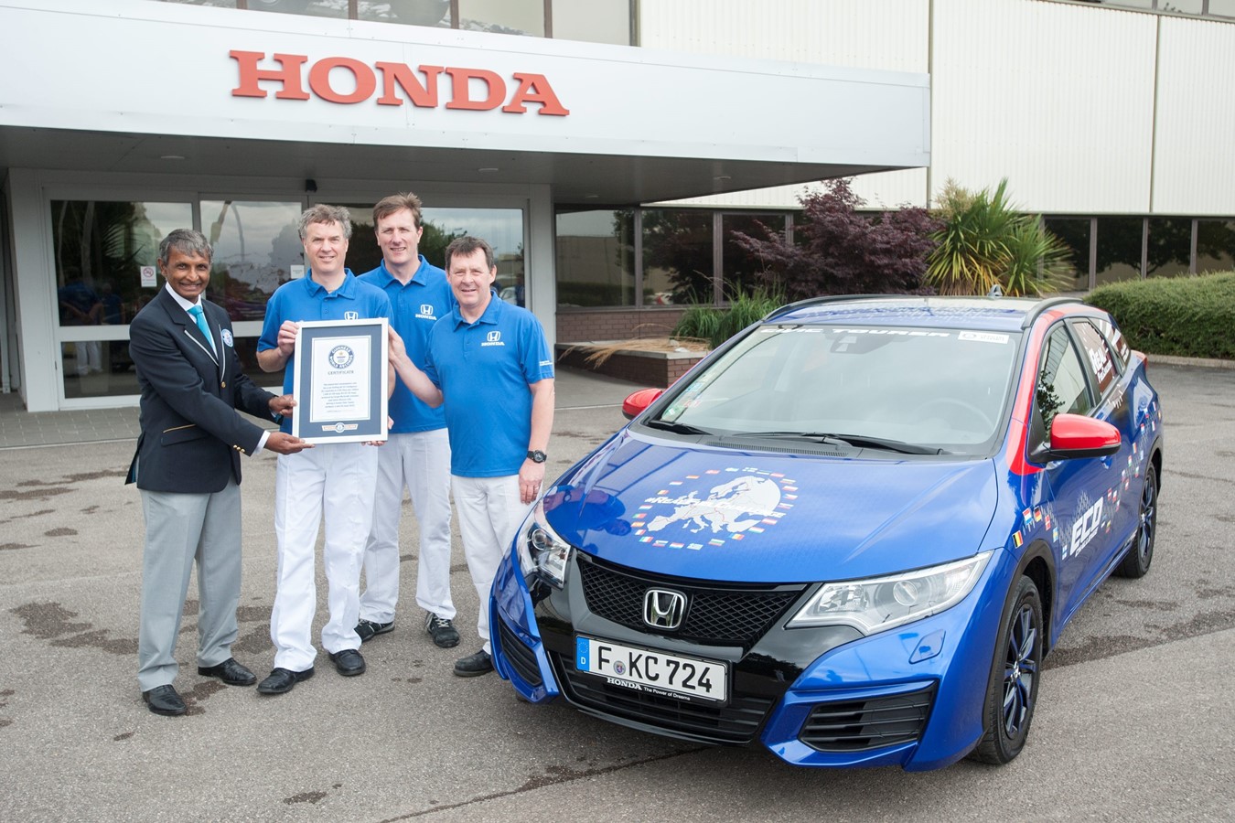 Honda sets new GUINNESS WORLD RECORDS(TM) title for fuel efficiency