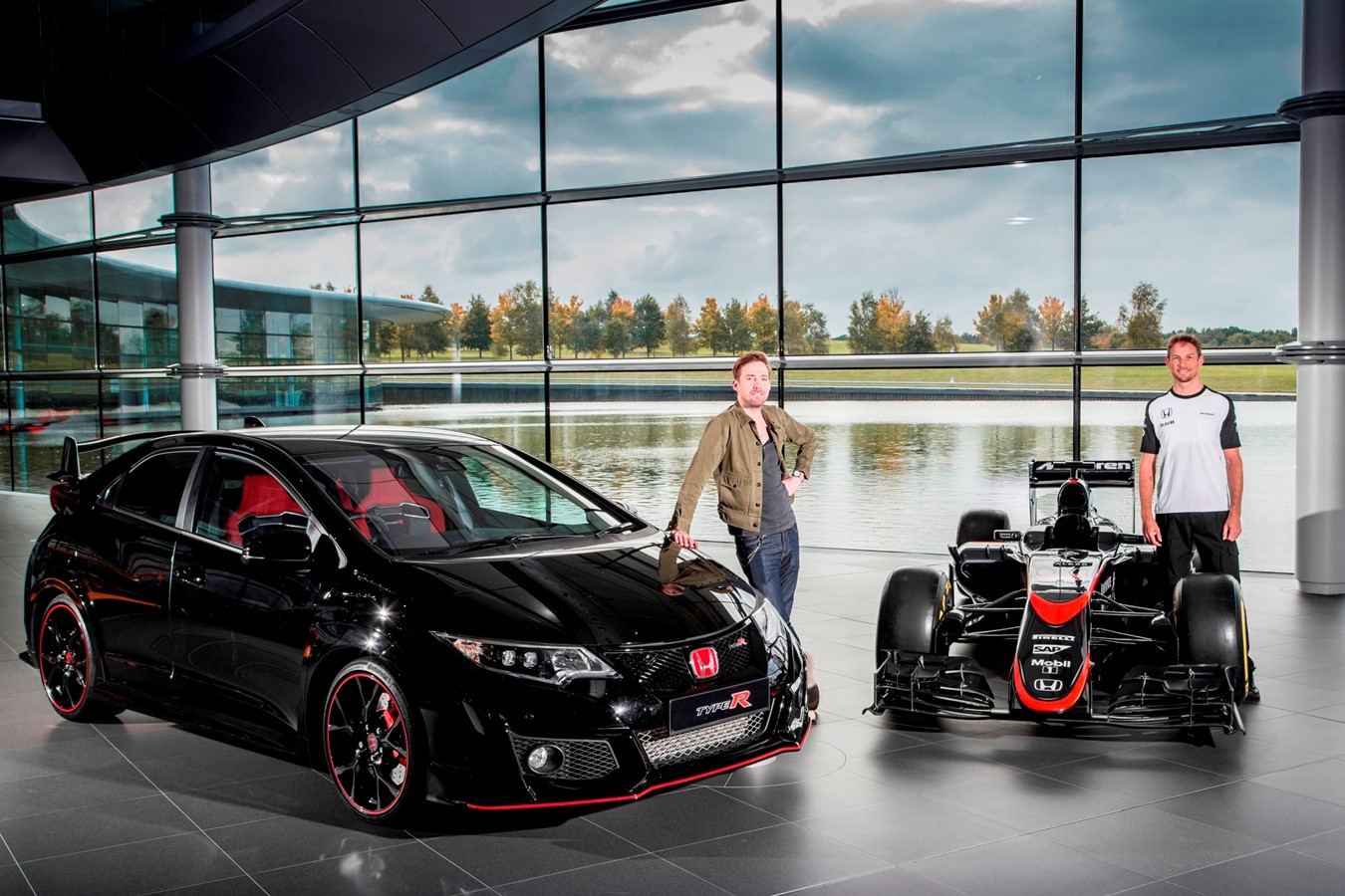 Ricky Wilson gets exclusive tour of McLaren Technology Centre from Jenson Button