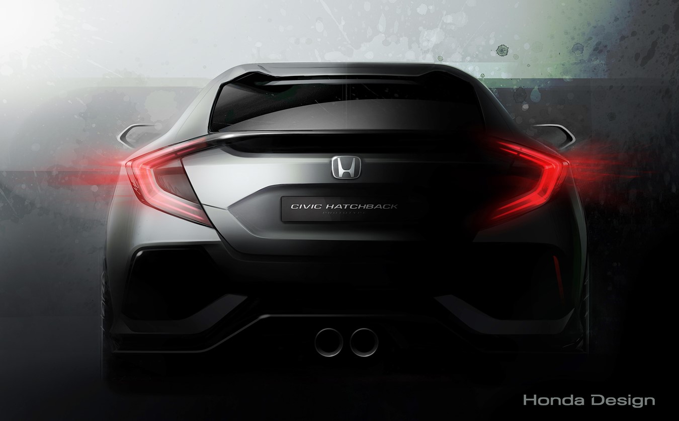 Honda Civic Hatchback Prototype Set For Worldwide Debut at the 2016 Geneva Motor Show
