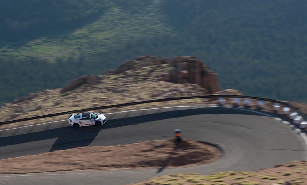 2017 Acura NSX Claims Class Victory in North American Racing Debut at Pikes Peak International Hill Climb