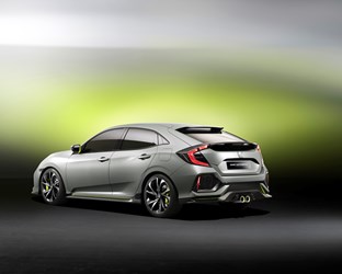 Le prototype de la Civic Hatchback 5 portes redéfinit le modèle phare de Honda pour l’Europe 