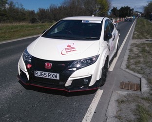 Historic weekend for Civic Type R at Craigantlet Hill Climb