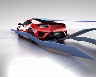 Honda präsentiert Aerodynamik-Konzept des NSX