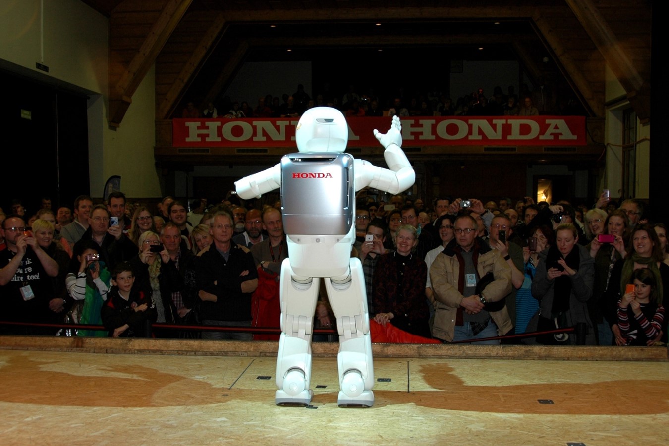 ASIMO Flies High in the Swiss Alps