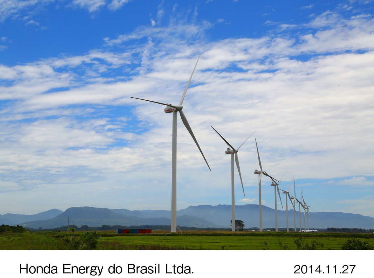 Honda Begins Operation of the First Wind Farm in Brazil