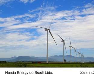 Honda Begins Operation of the First Wind Farm by an Automaker in Brazil 