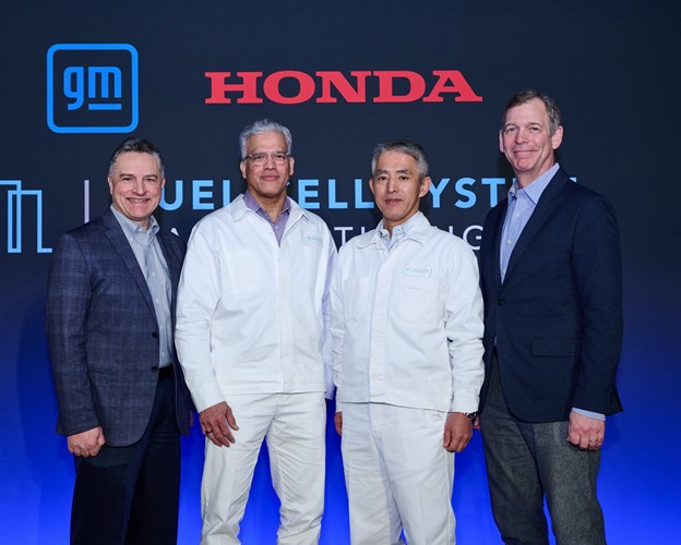 GM i Honda rozpoczynają komercyjną produkcję w ramach pierwszej w historii branży spółki joint venture zajmującej się wytwarzaniem wodorowych ogniw paliwowych