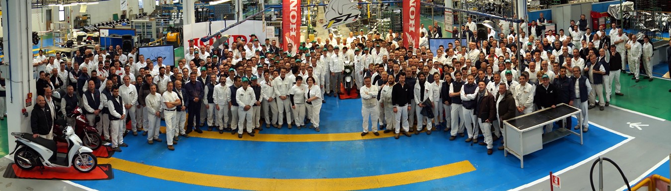 Honda Werk Atessa: 1 Million SH-Roller produziert