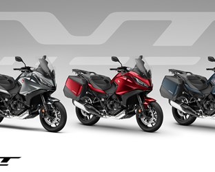 NT1100, najpopularniejszy motocykl turystyczny w Europie, otrzymuje na dwa nowe efektowne kolory na rok modelowy 2024