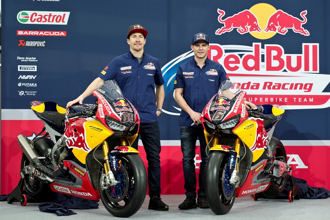 Red Bull Honda World Superbike Team launch