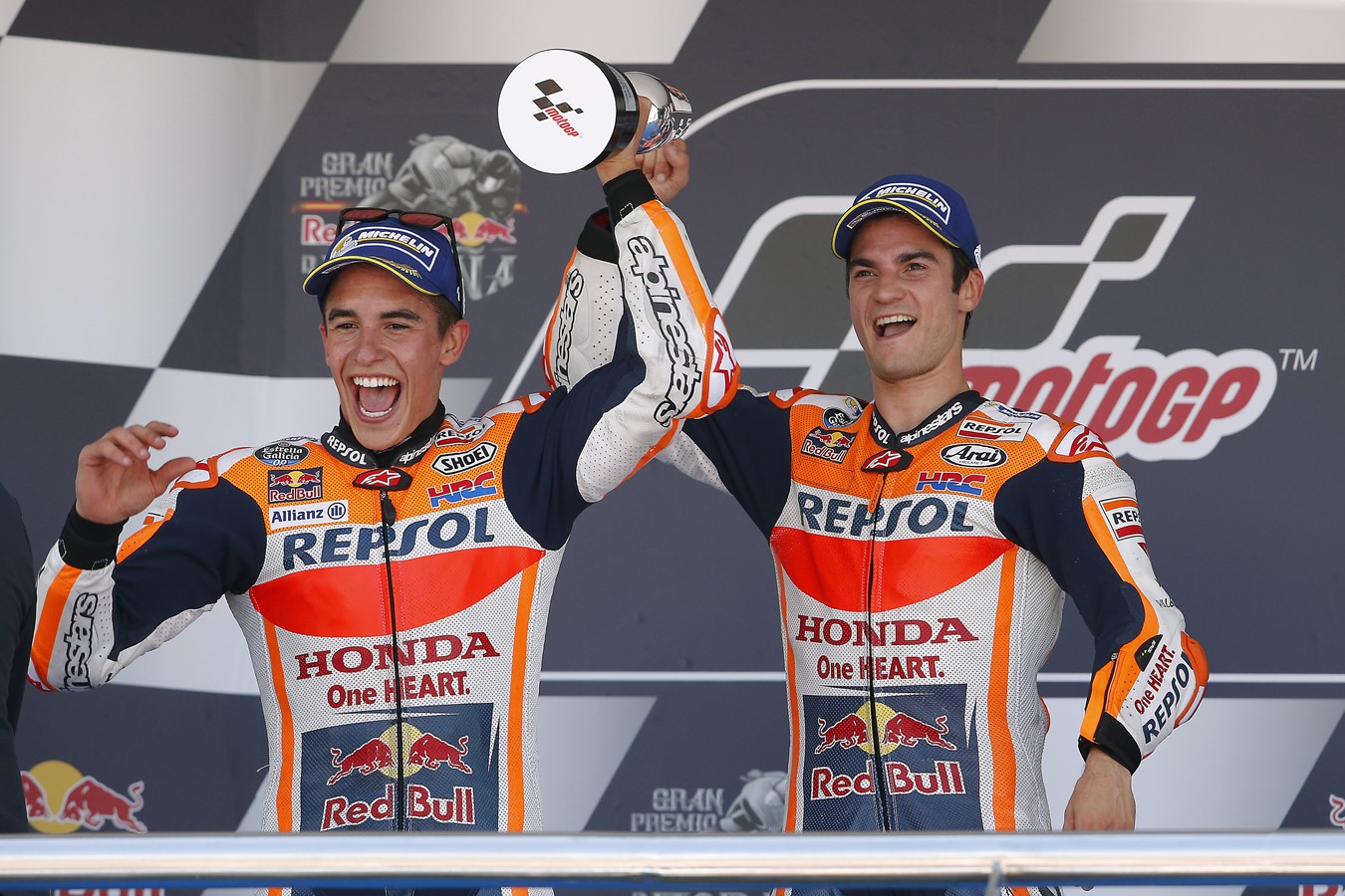 Pedrosa Wins Repsol Honda’s 100th MotoGP Race, Chased by Marquez
