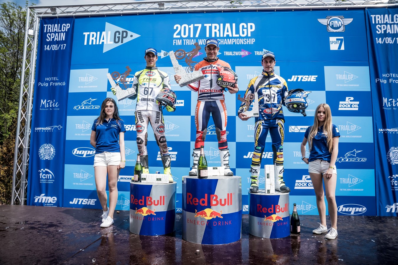 Toni Bou claims victory in a highly-complicated Spanish TrialGP