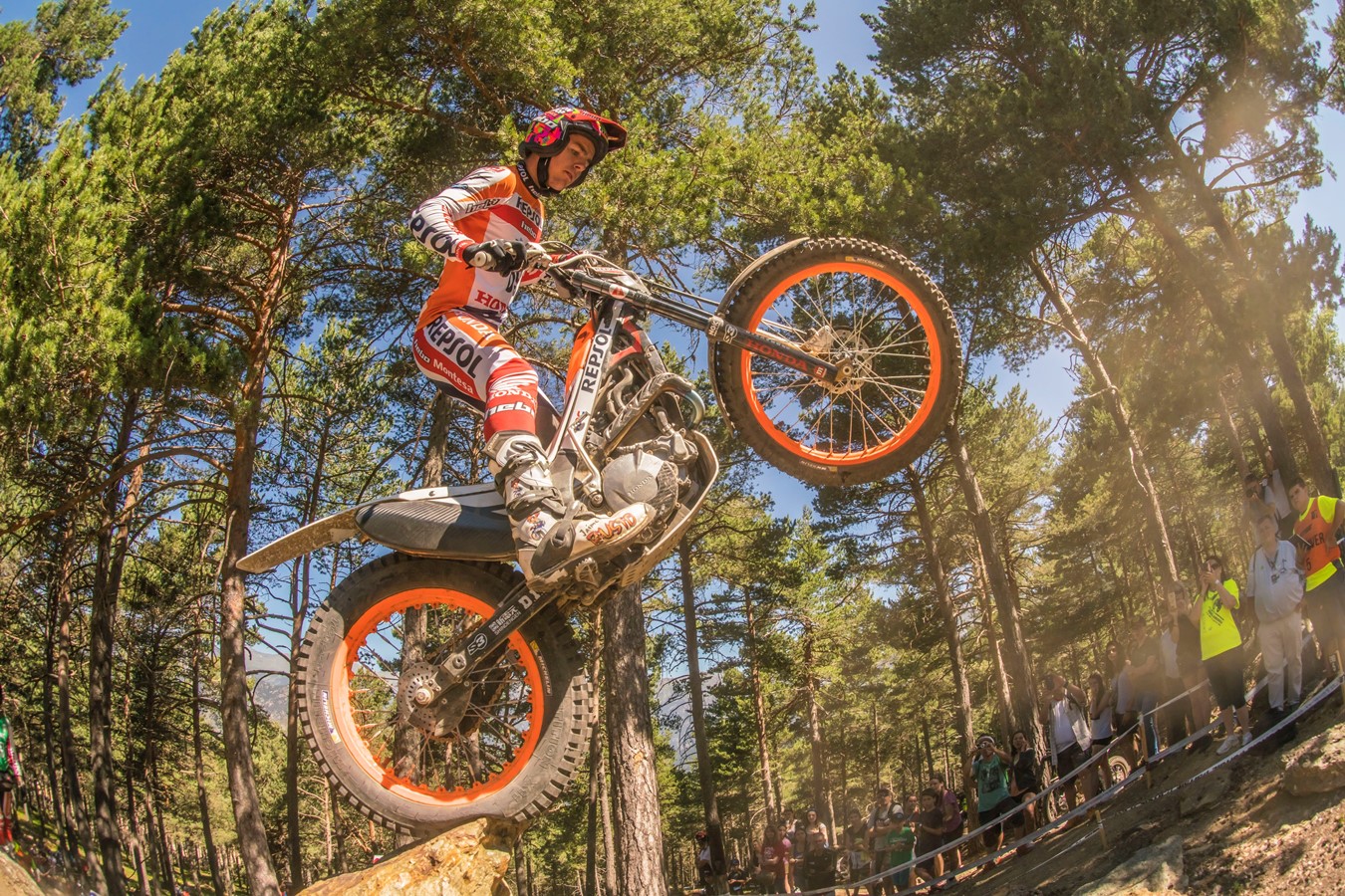 Jaime Busto gets his first podium place in the TrialGP World Championship