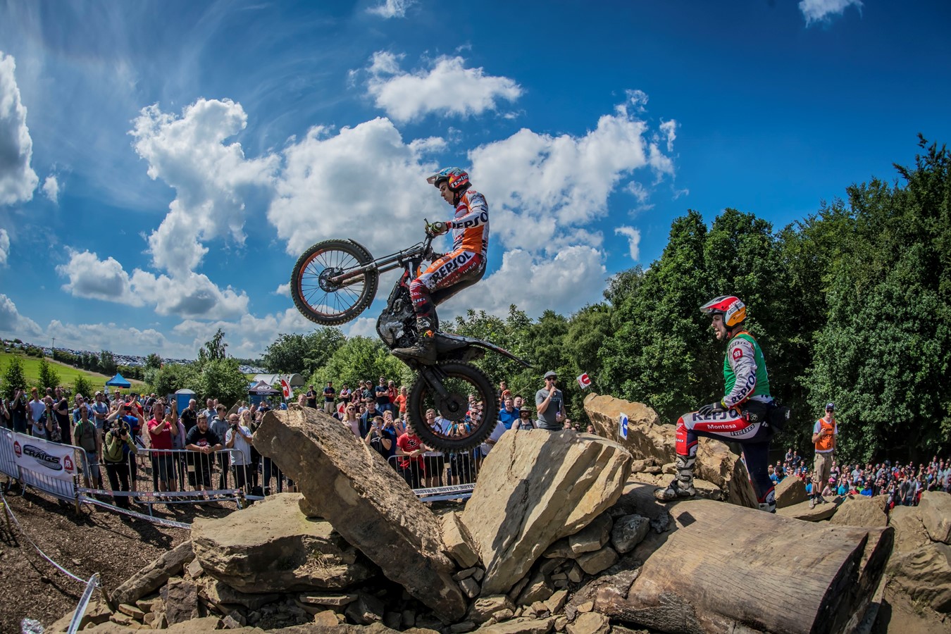 Second Repsol Honda Team double with Bou and Fujinami on top in the British TrialGP