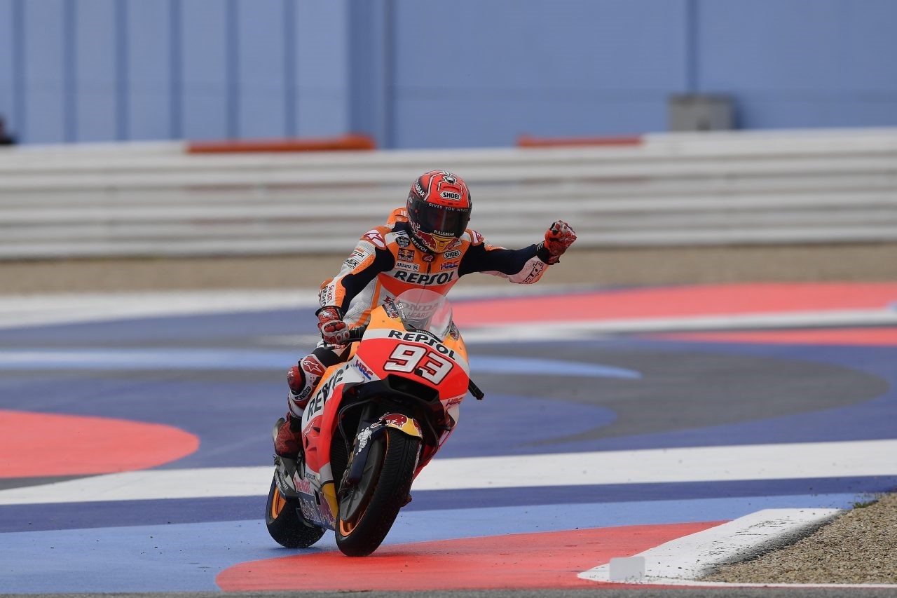 Powerful win for Marquez at wet Misano to take back the Championship lead