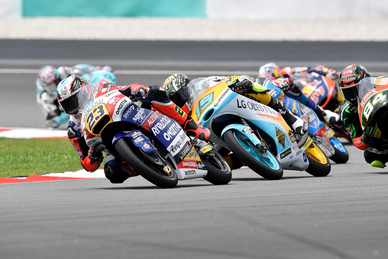 Kornfeil with an excellent second-place finish in a frantic Moto3 encounter