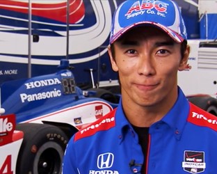 Indycar and ex-Formula 1 driver Takuma Sato hosts episode seven of Honda Racing TV