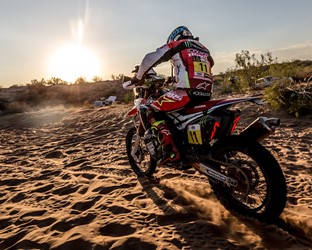 Moral victory for Monster Energy Honda Team in the Dakar Rally 2017