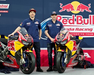 Red Bull Honda World Superbike Team unveiled at Hangar-7