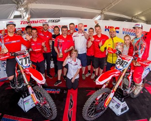 Podium double and championship lead for team HRC 