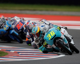 Honda riders monopolised the Moto3 podium for the second race in a row