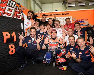 Marquez wins Honda’s eighth successive German GP to take title lead