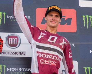 Gajser is back on the podium in Loket