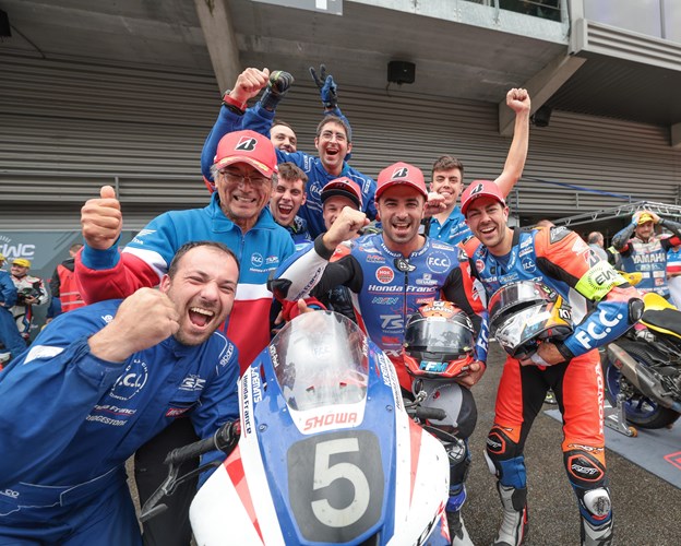 Dramatic third place for the F.C.C TSR Honda France at Spa