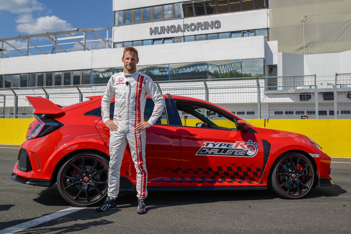 Jenson Button säkrar Hondas femte och sista planerade banrekord i Civic Type R Challenge 2018
