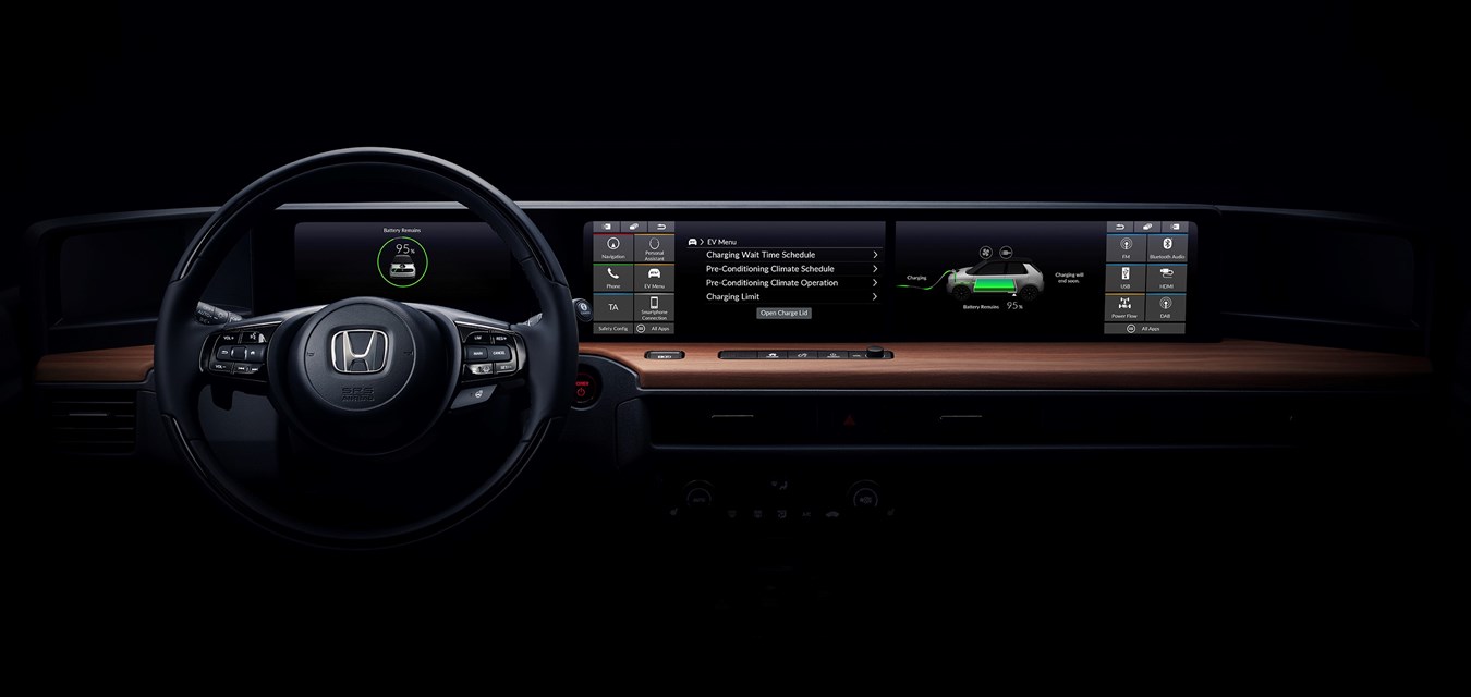 Honda gewährt erste Einblicke in den Innenraum seines neuen Elektrofahrzeugs, der auf dem Genfer Automobilsalon zu sehen sein wird