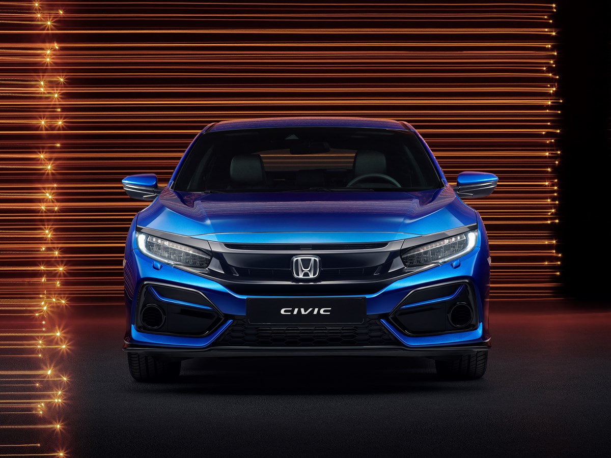 Honda Civic Modelljahr 2020 Mit Neuer Modellvariante Civic Sport Line In Anlehnung An Den Type R