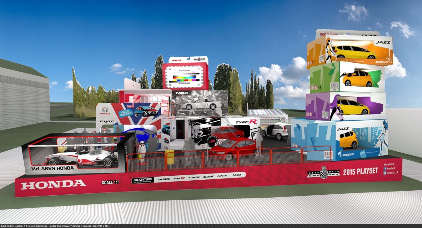 Honda UK unveils stand design for Goodwood Festival of Speed