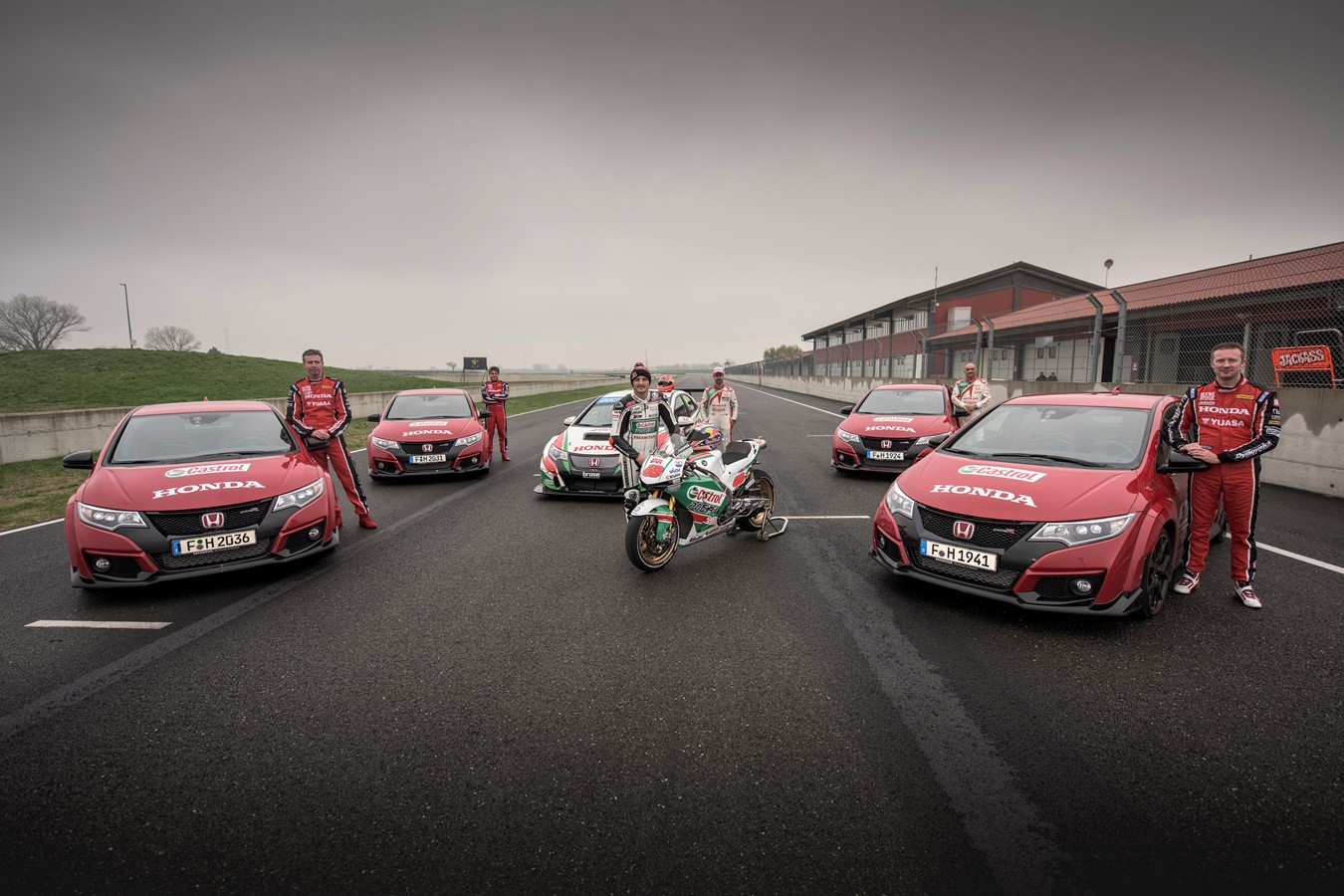 Honda demonstrates Civic Type R's race pedigree in a celebration of two and four wheels