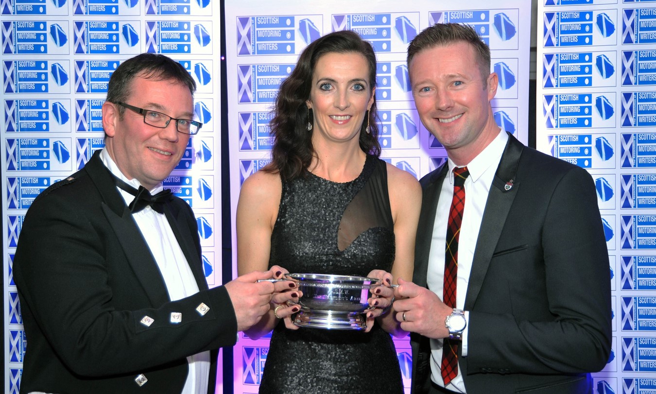 Gordon Shedden collects Special Presidents Award at SCOTY