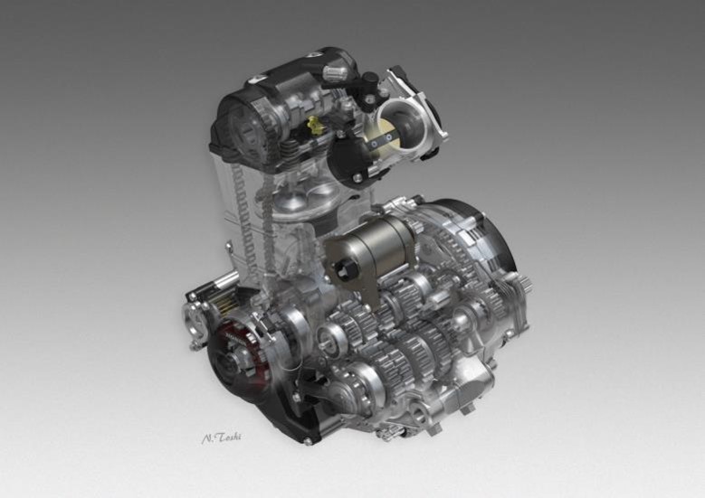 17YM CRF450RX Engine
