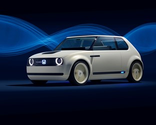 Honda Urban EV Concept avtäcktes vid motormässan i Frankfurt
