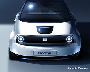 Honda bestätigt die Weltpremiere des Prototyps eines neuen Elektrofahrzeugs auf dem Genfer Automobilsalon 2019 