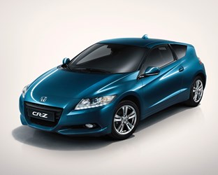 The Honda CR-Z sports hybrid coupe debuts at 2010 Detroit Auto Show