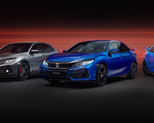 2020 Civic Type R Sport Line, Civic EX Sport Line, and Civic Type R GT