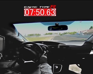 2015 Civic Type R development car achieves Nürburgring lap time of 7:50.63 seconds