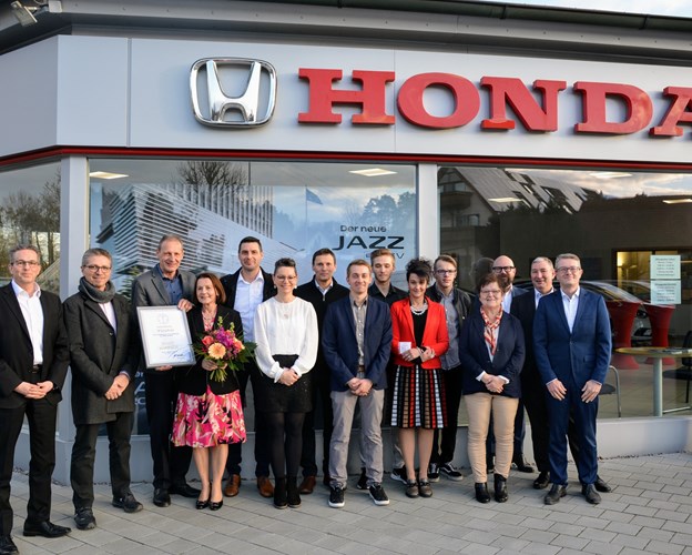 Honda introduces Yūshū Customer Experience dealer awards in Europe