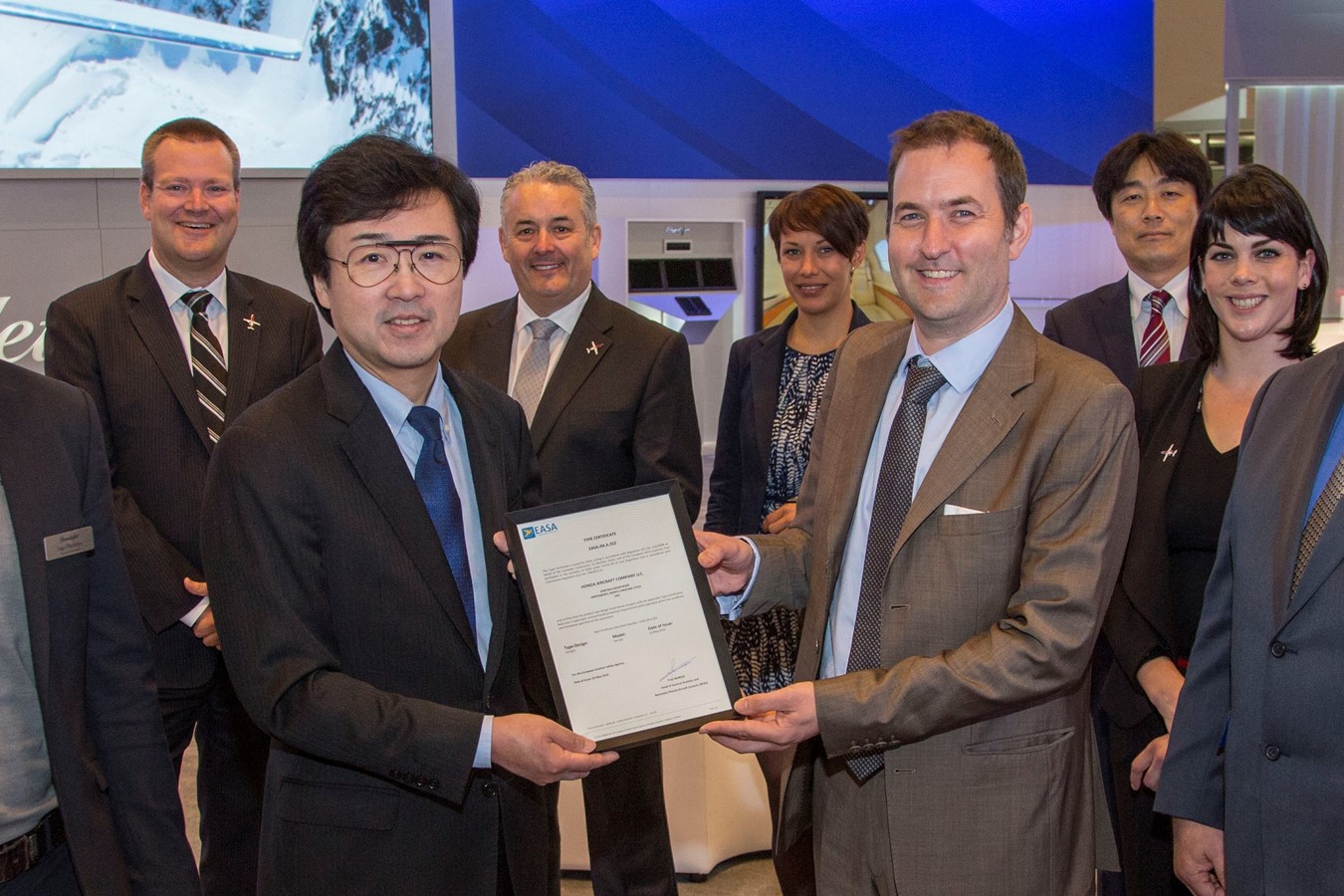 HondaJet får europeiskt typgodkännande för luftsäkerhet 