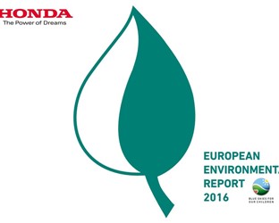 HONDA ISSUES EUROPEAN ENVIRONMENTAL REPORT 2016