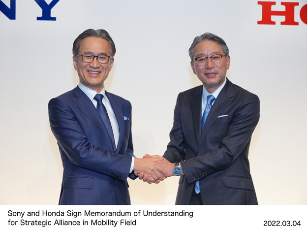 Sony and Honda Sign Memorandum of Understanding for Strategic Alliance in Mobility Field
