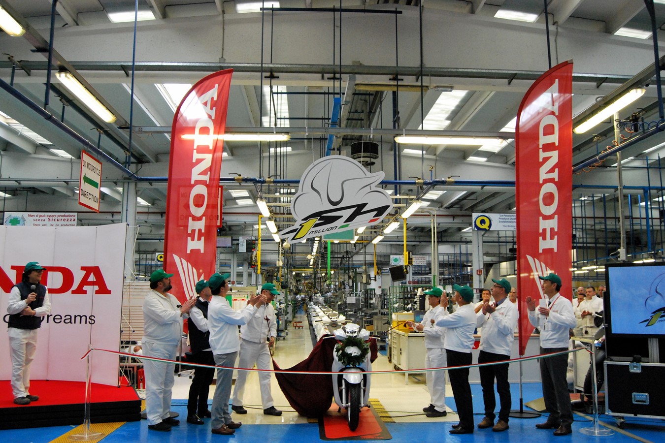 Honda’s Atessa factory makes its 1 millionth SH     