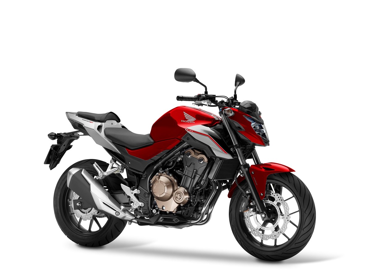 2018 CB500F Candy Cromosphere Red, Force Silver Metallic