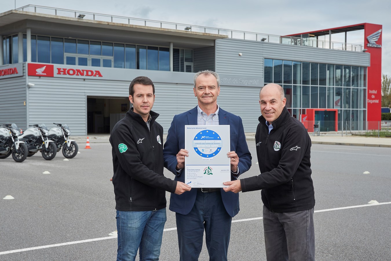  Honda Safety Institute receives the European Training Quality Label award